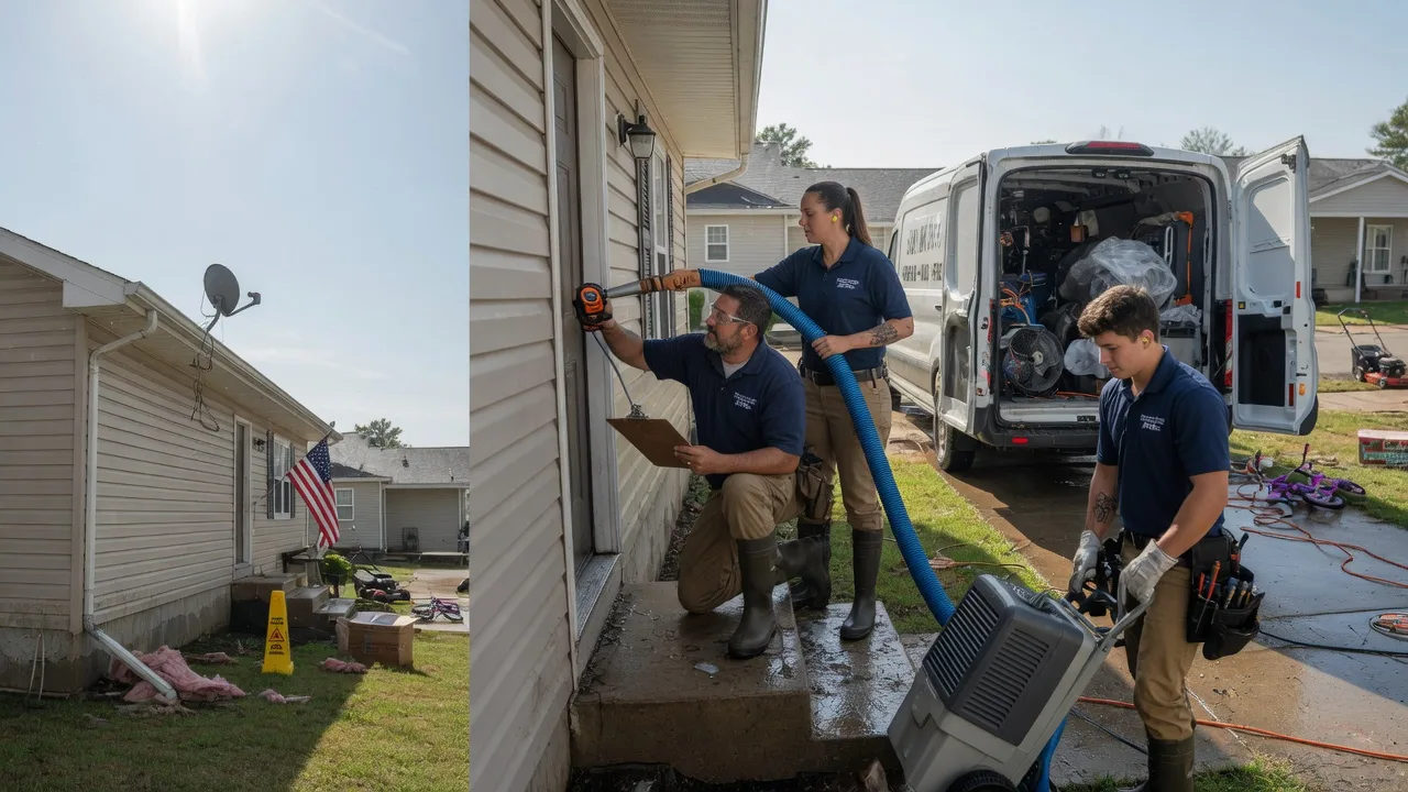 Ceiling Water Damage Restoration in Girard, PA near me
